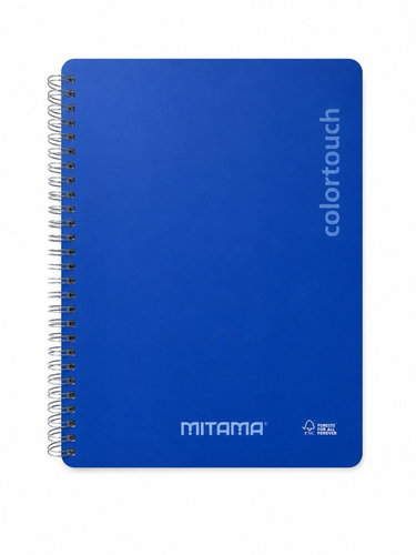 MITAMA i-Note 18.5 × 24 cm, linkovaný, 90 listů, modrý - Notepad - Main image