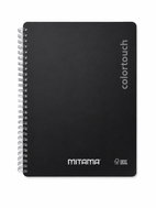 MITAMA i-Note 18.5 × 24 cm, linkovaný, 90 listů, černý - Notepad
