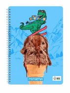 MITAMA A4, linkovaný, 60 listů, Dinosaurus - Notepad