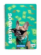 MITAMA A4, linkovaný, 60 listů, pes - Notepad