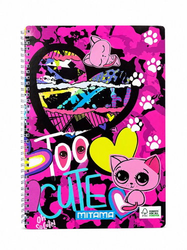 MITAMA A4, čtverečkovaný, 60 listů, TooCute - Notepad - Main image