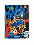 MITAMA A4, čtverečkovaný, 60 listů, tygr - Notepad