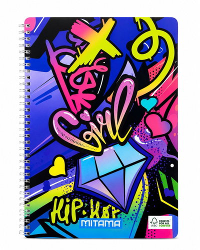 MITAMA A4, čtverečkovaný, 60 listů, girl - Notepad - Main image