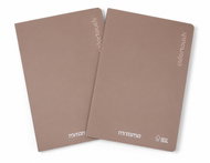 MITAMA, A5, linkovaný, 42 listů, metalická lososová - balení 2 ks - Exercise Book