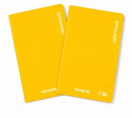 MITAMA, A5, čtverečkovaný, 42 listů, žlutý - balení 2 ks - Exercise Book