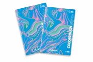 MITAMA, A4, čtverečkovaný, 54 listů, růžový mramorový - balení 2 ks - Exercise Book