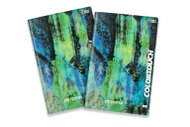 MITAMA, A4, linkovaný s okraji, 54 listů, černo-tyrkysový - balení 2 ks - Exercise Book