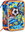 Filled pencil case, football/skate