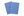 A5 notebook, lined, 42 sheets, metallic blue, pack of 2