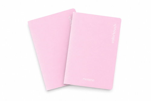 MITAMA A5, lined, 42 sheets, pastel pink, pack of 2 - Exercise Book - Main image