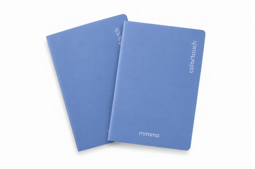 MITAMA A4, lined, 42 sheets, metallic blue, pack of 2 - Exercise Book - Main image