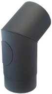 M.A.T, Elbow Flue Pipe with Hole 120mm/45° - Elbow flue pipe