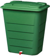 Stefanplast Sud on rain shower 300l, square with tap + lid - Barrel
