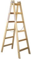 M.A.T. - Rebrík maliarsky, 6 pr. PREMIUM, drevený - Dvojitý rebrík