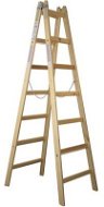 M.A.T. - Dvojitý rebrík maliarsky, 7 pr., PREMIUM drevený - Dvojitý rebrík