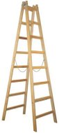M.A.T. - Rebrík maliarsky, 8 pr. PREMIUM, drevený - Dvojitý rebrík