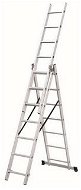 M.A.T.  Ladder Aluminium 3 Parts 9 Rungs 5.93m Load Capacity of 150kg - Ladder