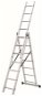 M.A.T. Ladder Aluminium 3 Parts 11 Rungs 6.77m Load Capacity of 150kg - Ladder