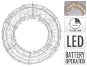 MAT Wreath 25cm 20LED CENTER with timer - Christmas Lights