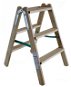 WOODLAND double-sided wooden steps 3 pcs. - Stepladder