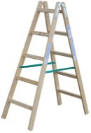 WOODLAND - Rebrík maliarsky, 5 stupienkov, STANDARD, drevený - Dvojitý rebrík