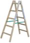 WOODLAND - Rebrík maliarsky, 5 stupienkov, STANDARD, drevený - Dvojitý rebrík