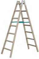WOODLAND - Rebrík maliarsky, 7 stupňov, STANDARD, drevený - Dvojitý rebrík