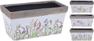 M. A. T. decorative packaging 20,8x10,5x10cm with print, ceramic mix of decors - Planter Cover