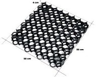 Lawn tiles 50x50x4cm PH Black (10pcs) - Csempe