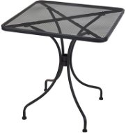 Stôl záhradný 70 × 70 × 71 cm železo antracit - Záhradný stôl