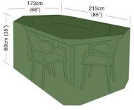 M.A.T. plachta krycia na súpravu 4 stoličky + obdĺžnikový stôl 215 × 173 × 89 cm - Plachta na záhradný nábytok