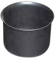 Eurometal zder dymová 160 mm hr. 1,5 mm, čierna - Dymová zder