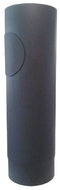 Eurometal smoke pipe with opening 180mm/ 250 t.1,5mm BLACK - Flue Pipe