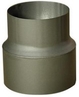 Eurometal redukcia rúrková 200 / 160 mm (dĺžka 160 mm) hrúbka 1,5 mm čierna - Komínová rúra