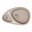Oval beige sink with tray X Granite Elipse 780 × 500 mm