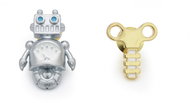 MTM set 2 odznaků Robot & klíček - Brooch