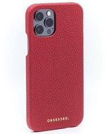 OBSESSED. Leather case iPhone 12 Pro red - Phone Case