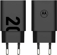 Motorola TurboPower 20W USB-A w/ 1m USB-C cable Black - AC Adapter