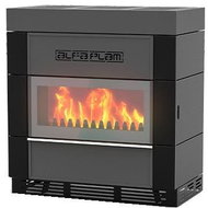 Alfa Plam *DORMO-R ECO wood-burning stove, 11 kW, rear 120 mm - Solid Fuel Stove