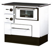 Alfa Plam sporák REGULAR 46 ECO *B CE *D na TP, bílý, pravý horní+boční o 120 mm, 8 kW - Sporák na tuhá paliva
