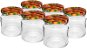 IGOTREND Zavařovací sklenice TWIST, objem 212ml + víčko, průměr 66mm - ovoce, 6 ks ve fólii - Canning Jar