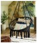IGOTREND Závěsné křeslo houpací, 80cm, šedé - Hanging Chair