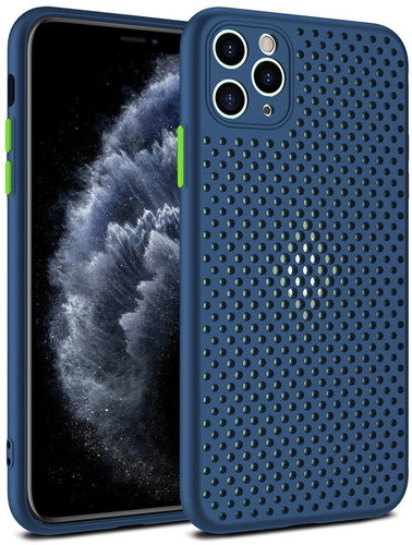 Tel Protect Breath kryt pro iPhone 12/ iPhone 12 Pro modrý - Phone Cover - Main image