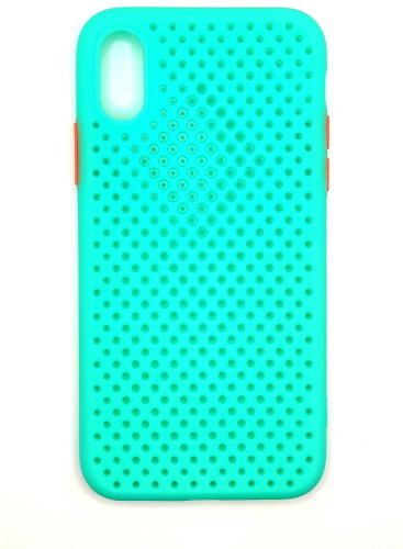 Tel Protect Breath kryt pro iPhone X/XS tyrkysový - Phone Cover - Main image