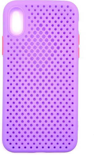 Tel Protect Breath kryt pro iPhone X/XS fialový - Phone Cover - Main image