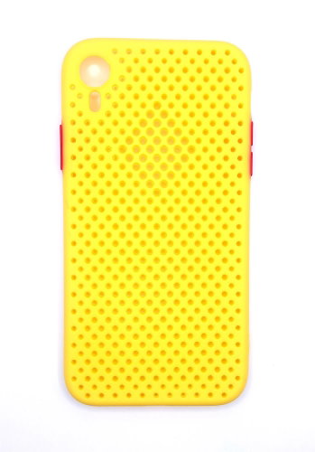 Tel Protect Breath kryt pro iPhone XR žlutý - Phone Cover - Main image