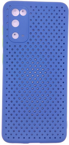 Tel Protect Breath kryt pro Samsung Galaxy S20 modrý - Phone Cover - Main image
