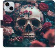 iSaprio Skull in Roses 02 pro iPhone 15 - Phone Cover