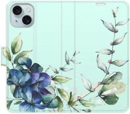 iSaprio Blue Flowers na iPhone 15 - Kryt na mobil
