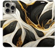 iSaprio BlackGold Marble pro iPhone 15 Pro Max - Phone Cover